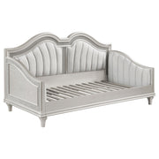 Evangeline Upholstered Twin Daybed Silver Oak