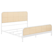 Lanewood Open Cane Webbing Metal Bed