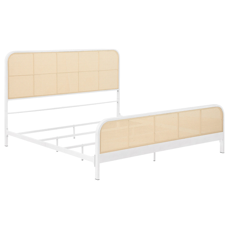 Lanewood Open Cane Webbing Metal Bed