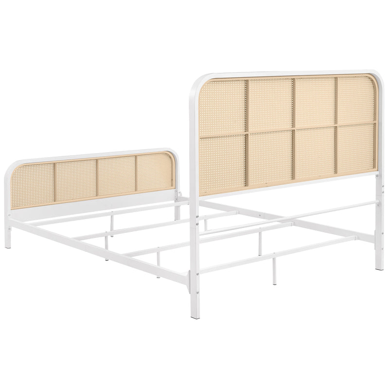 Lanewood Open Cane Webbing Metal Bed