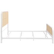 Lanewood Open Cane Webbing Metal Bed