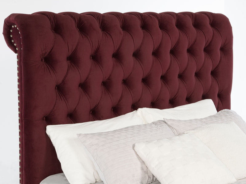 Devon 57-inch Upholstered Panel Bed