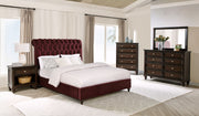 Devon 57-inch Upholstered Panel Bed