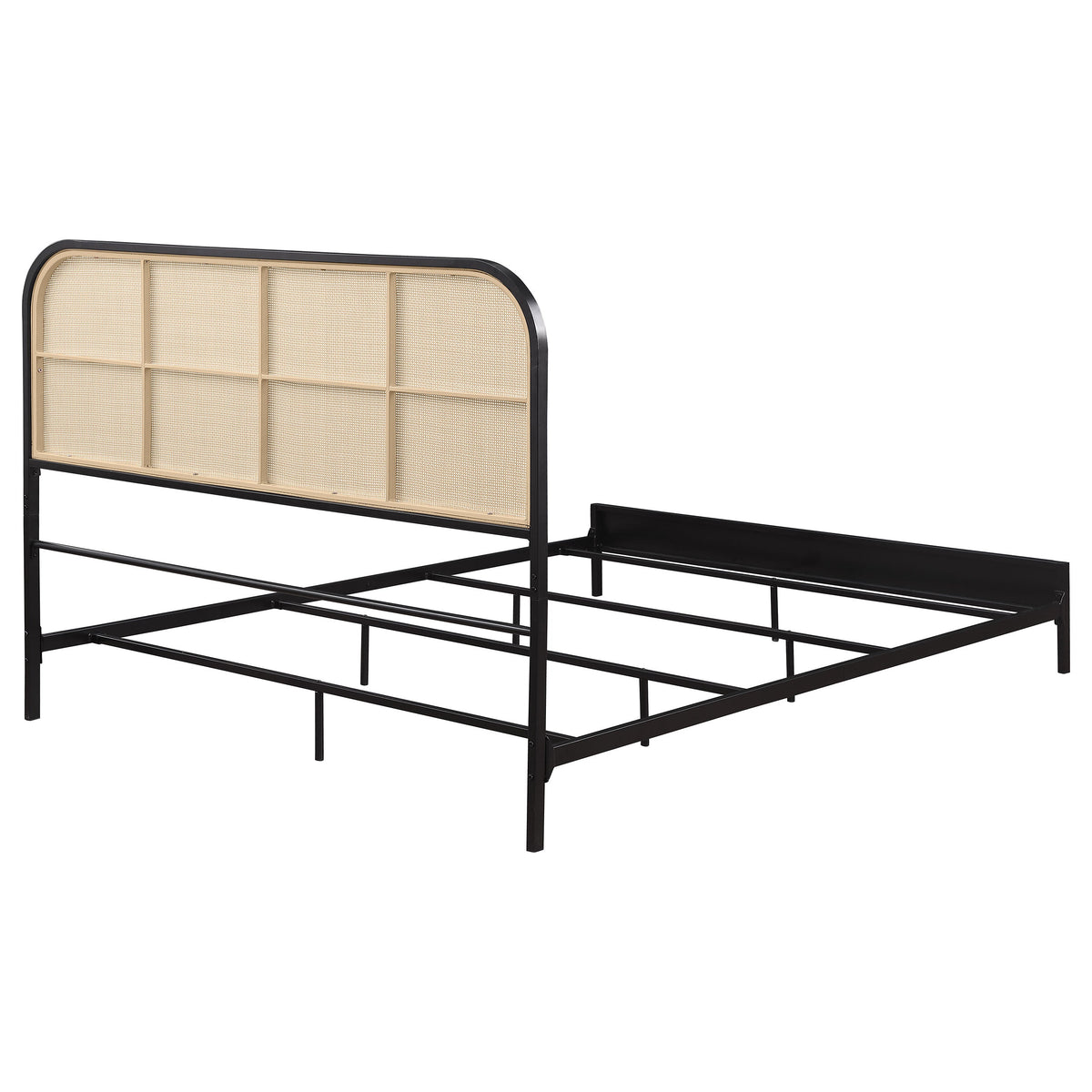 Amherst Radio Weave Rattan Metal Bed
