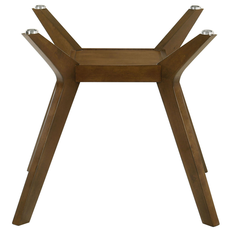 Paxton Square Wood Dining Table Base Brown
