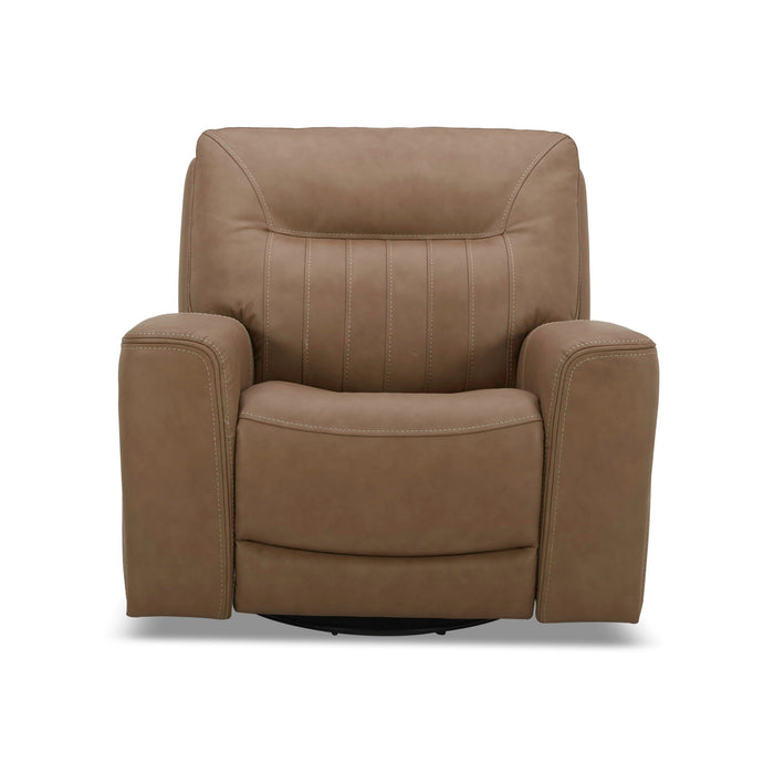 Bennett - Swivel Glider Recliner P2 - Butternut - Butternut Leather