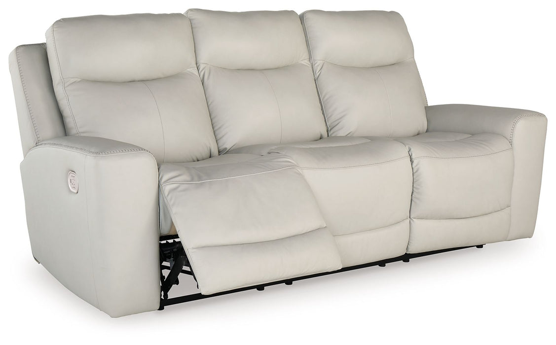 Mindanao - Coconut - 3 Pc. - Power Reclining Sofa, Power Reclining Loveseat With Console, Power Recliner