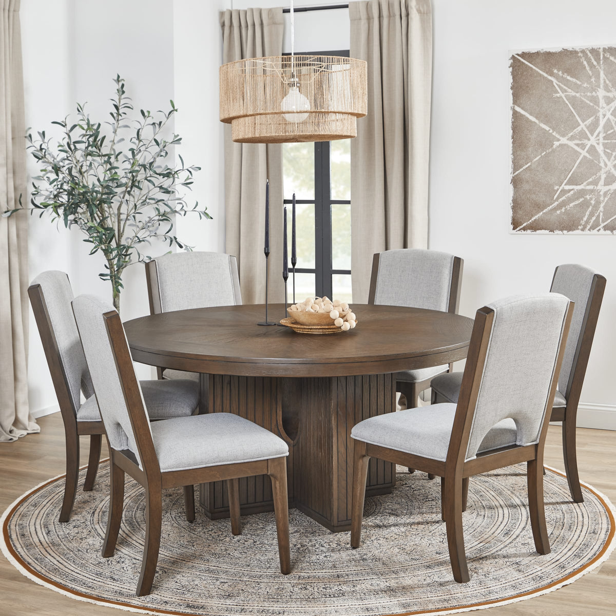 Flexsteel Athens Round Dining Table