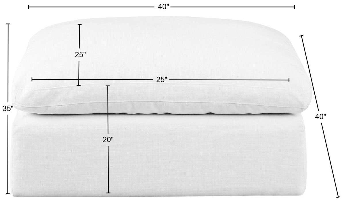 Comfy - Linen Ottoman