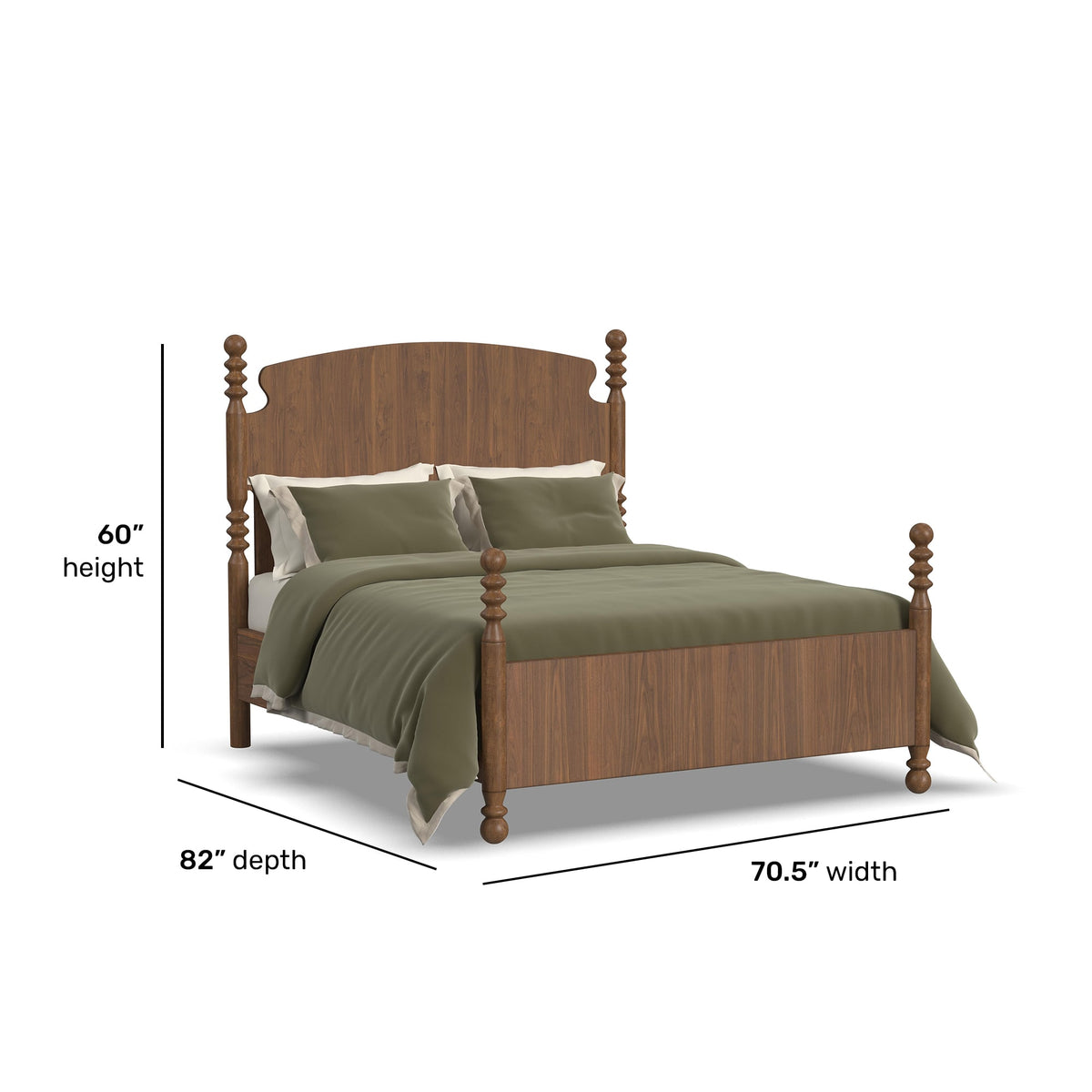 Flexsteel Azalea Queen Panel Bed