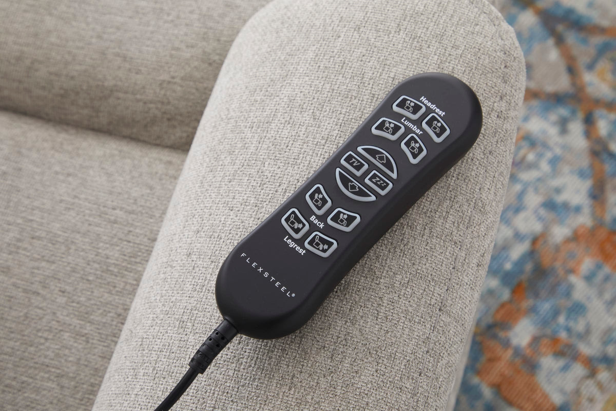 Flexsteel Zecliner Model 2 Petite Power Sleep Recliner with Power Headrest & Lumbar