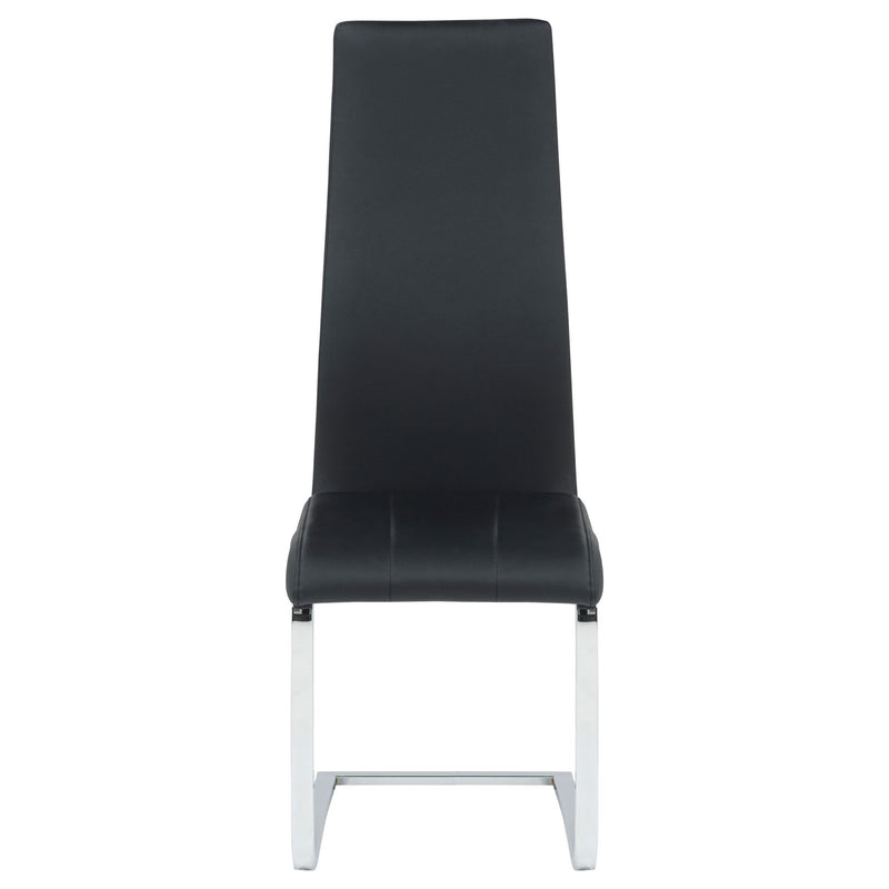 Montclair Upholstered Dining Side Chair Black (Set of 4)