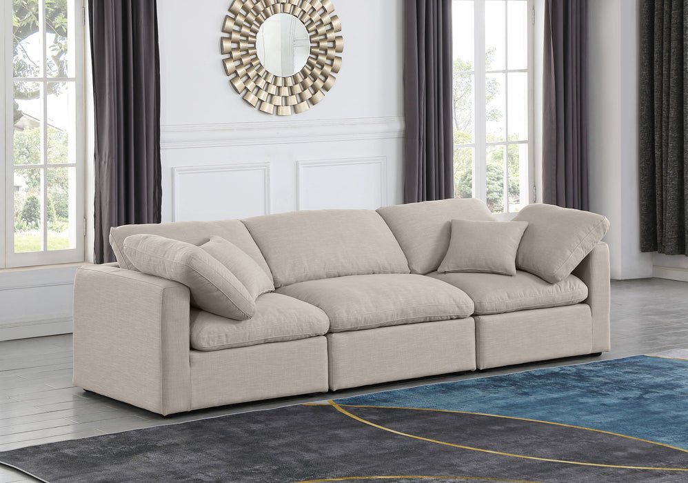 Indulge - Linen 3 Seat Modular Sofa