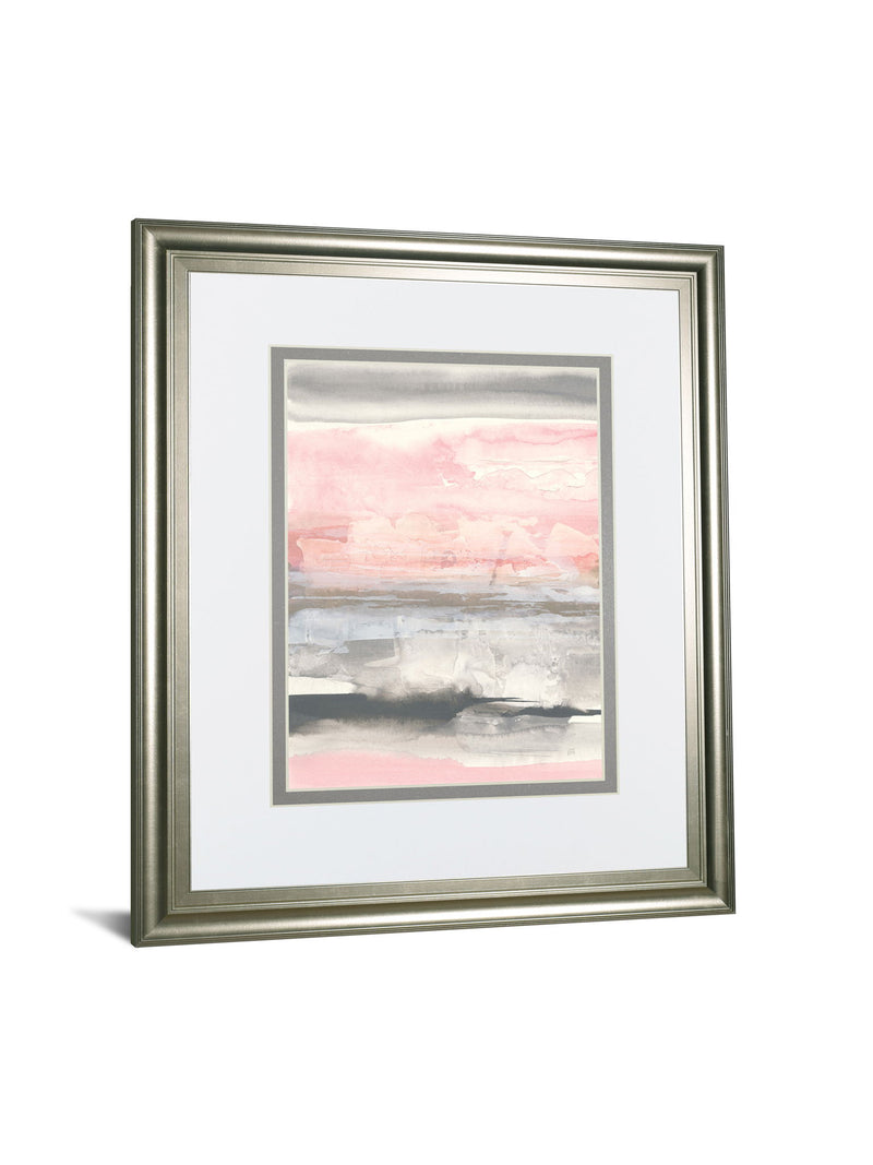 Charcoal And Blush II By Chris Paschke - Pink