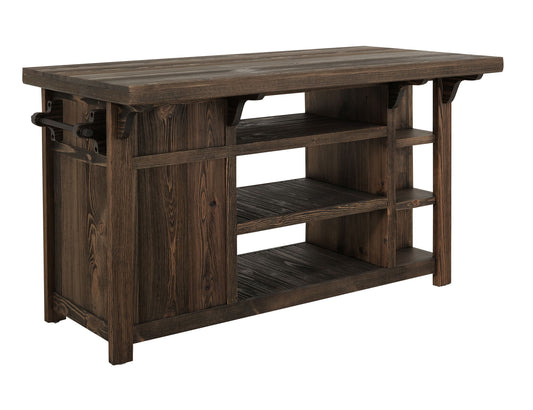 Dutton - Kitchen Island - Rookwood Brown