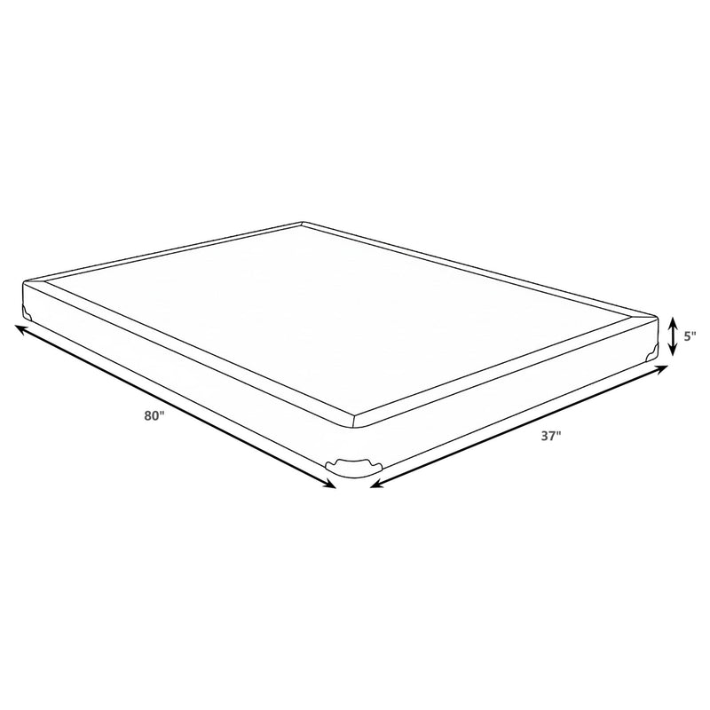 Mercer 5-inch Twin XL Low Profile Box Spring Foundation