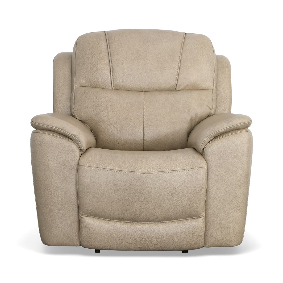 Flexsteel Crew Power Recliner with Power Headrest & Lumbar