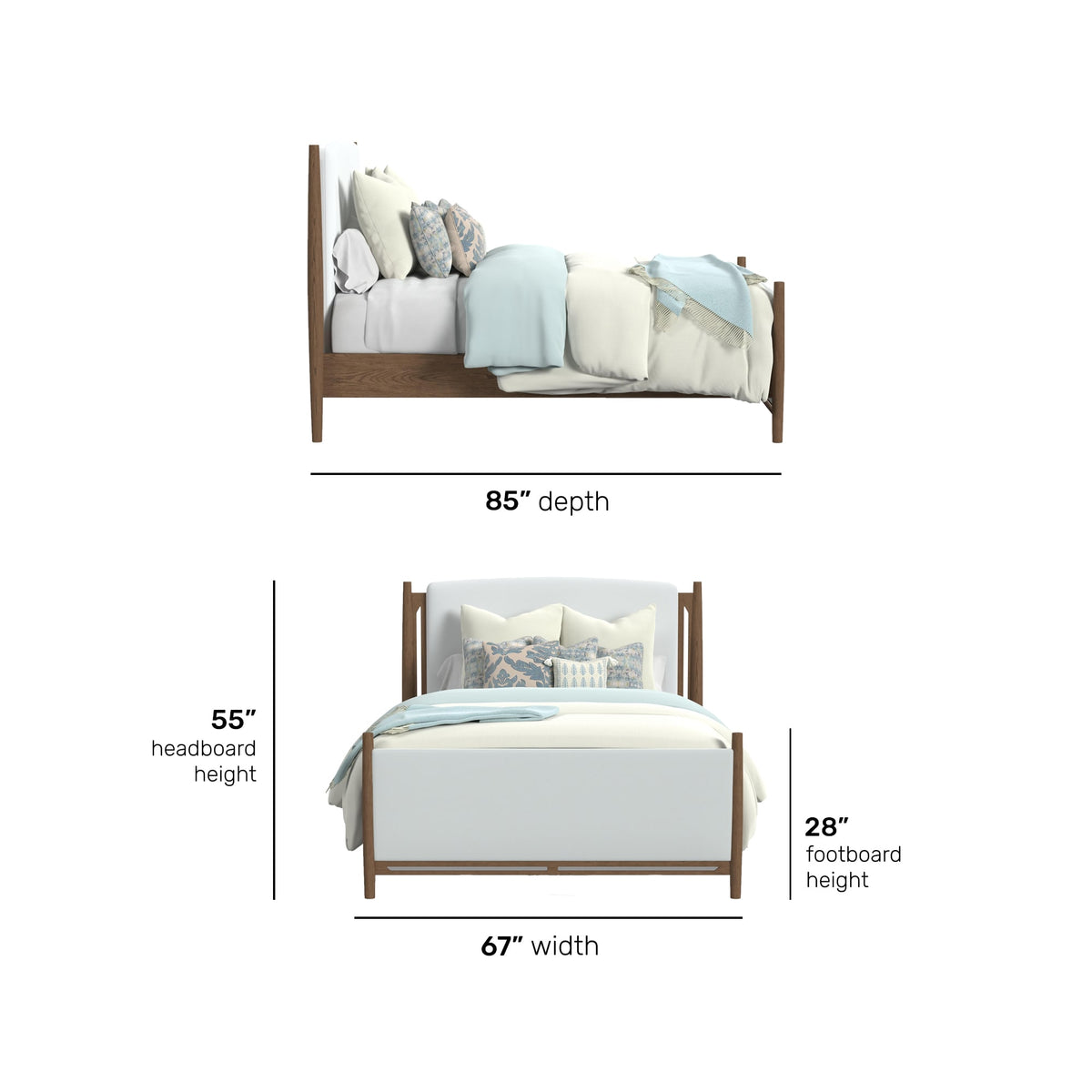 Flexsteel Verona Queen Upholstered Bed