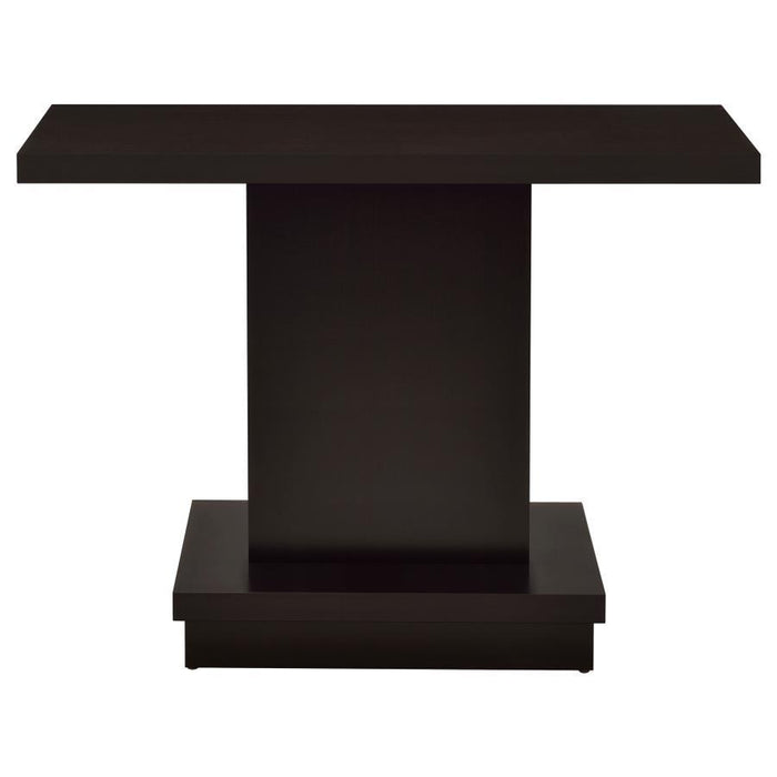 Reston - Pedestal Sofa Table - Cappuccino