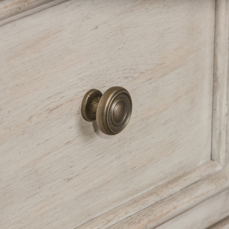 Heartland - 9 Drawer Dresser - Antique White / Tobacco Tops