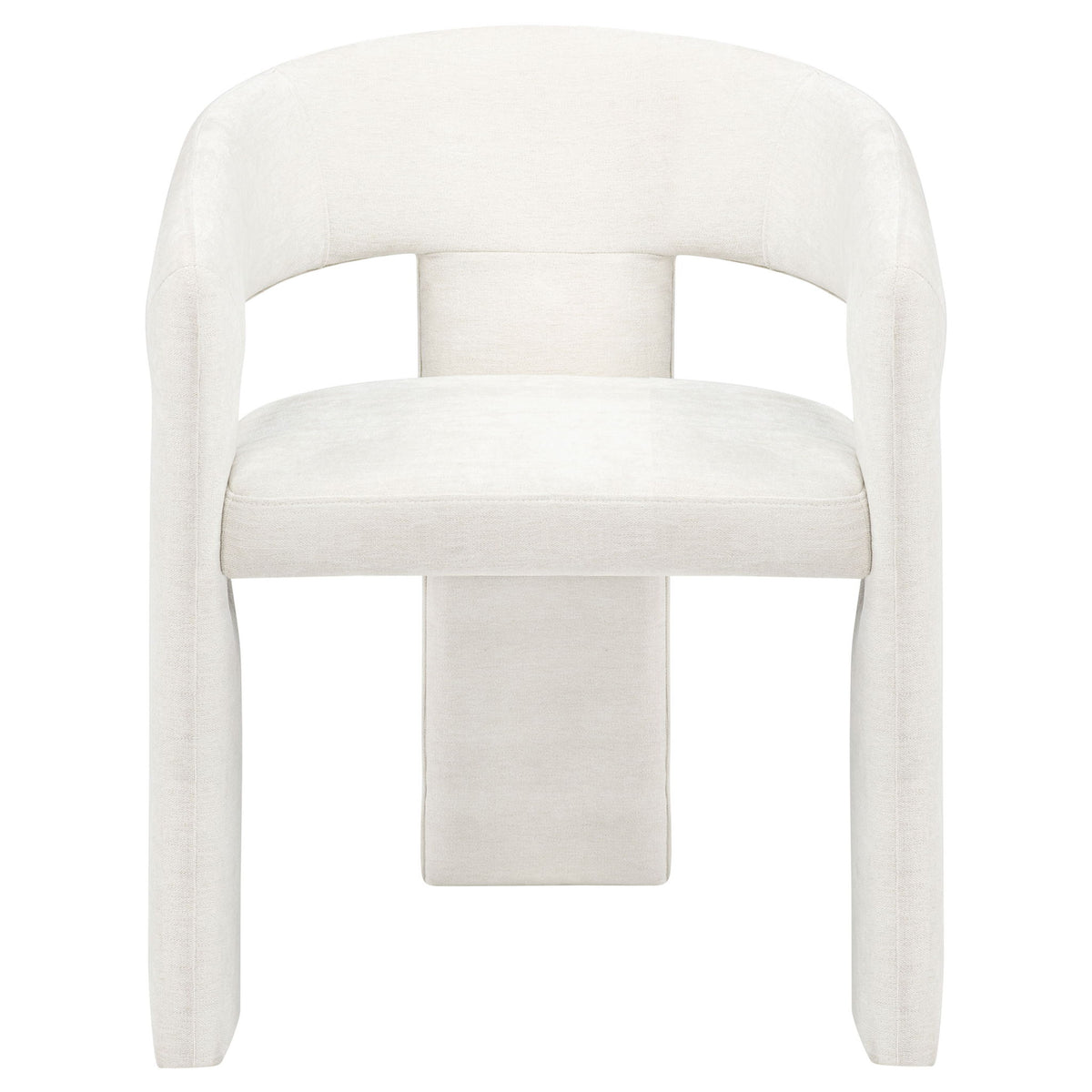 Carlow Upholstered Dining Arm Chair White (Set of 2)