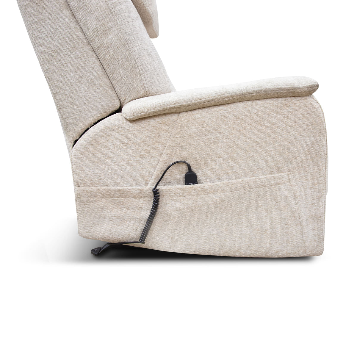 Flexsteel Zecliner Model 3+ Petite Power Rocking Sleep Chair with Power Headrest, Lumbar, Heat & Massage