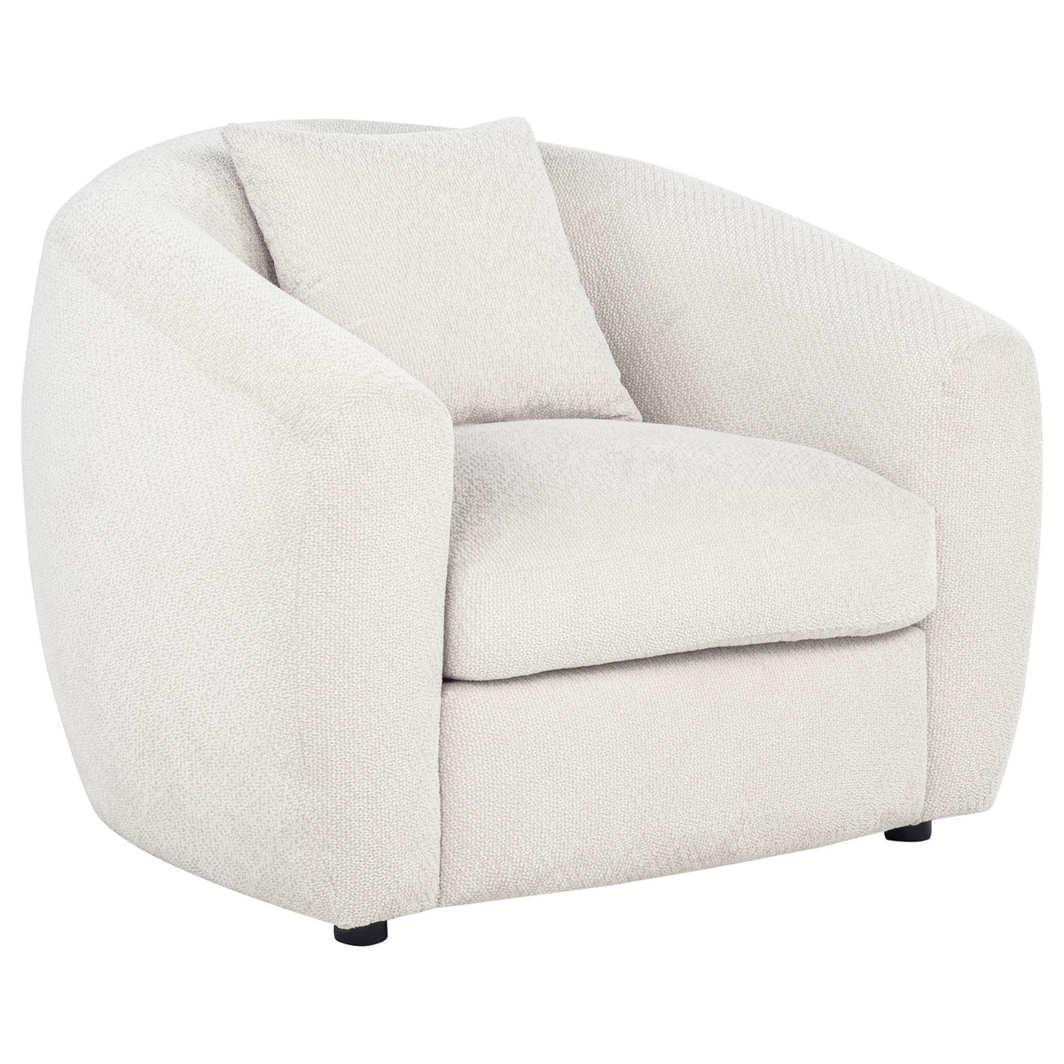Isabella Fabric Upholstered Accent Chair Sand