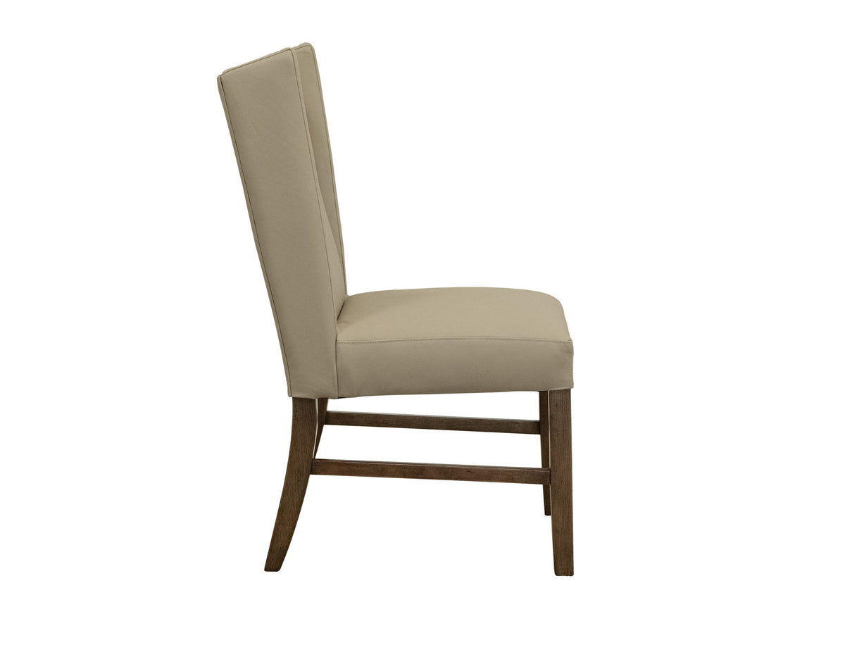 Silver - 39.5'' Upholstered Chair (Set of 2) - Ivory / Brown