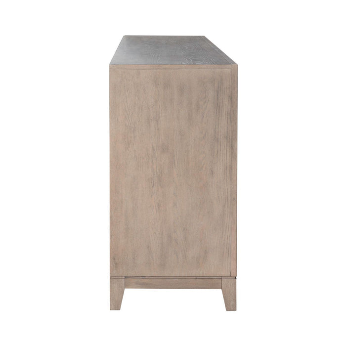 Fireplace TV Consoles - 80" Fireplace TV Console - Light Brown