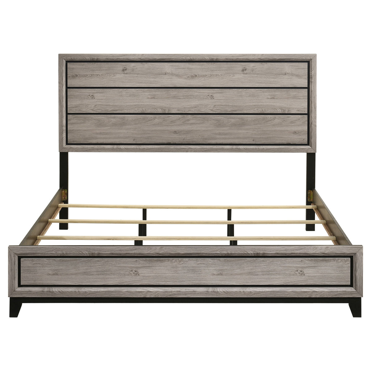 Watson Wood Eastern King Panel Bed Light Taupe