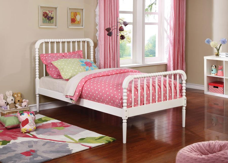 Jones Wood Twin Open Frame Bed Twin