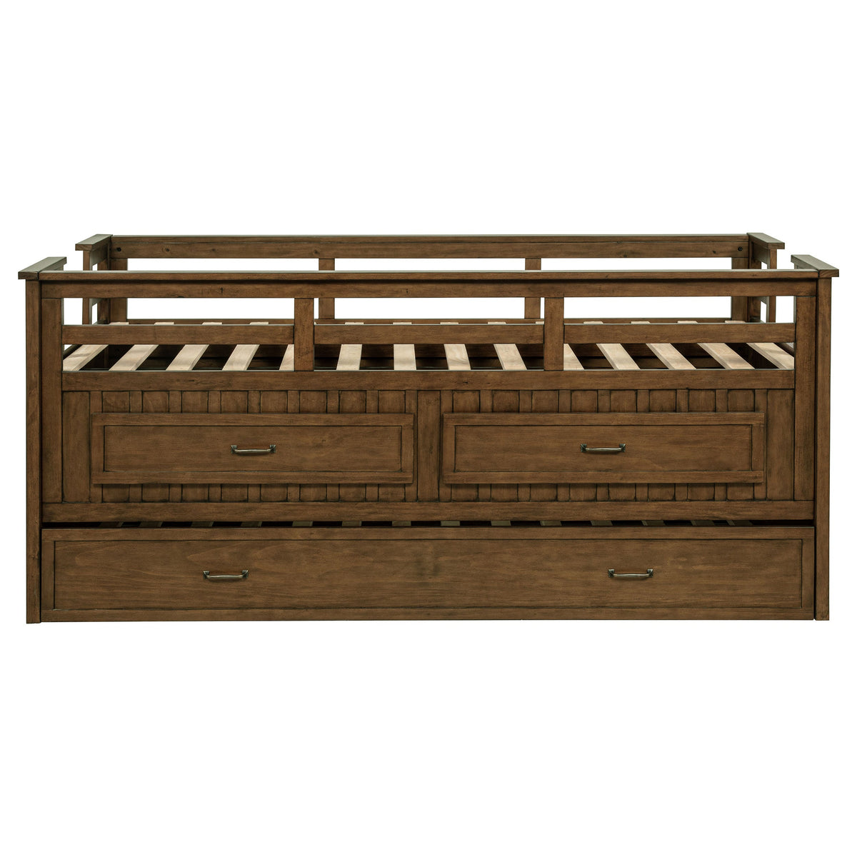 Carlsbad Wood Twin Captains Bed With Trundle