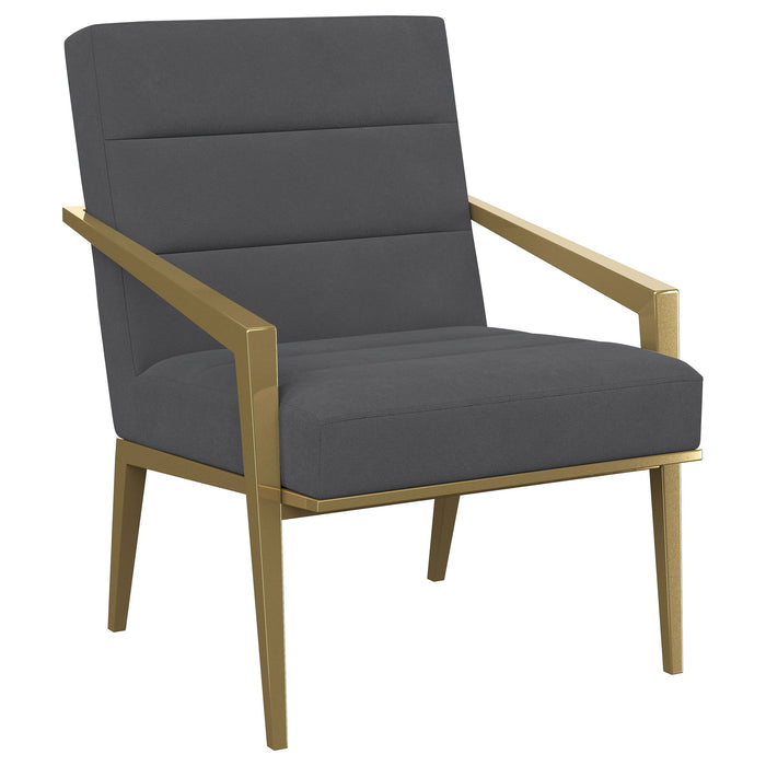 Kirra - Upholstered Metal Arm Accent Chair