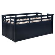 Carlsbad Wood Twin Captains Bed With Trundle