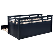 Carlsbad Wood Twin Captains Bed With Trundle