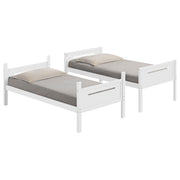 Littleton Wood Twin Over Twin Bunk Bed Espresso