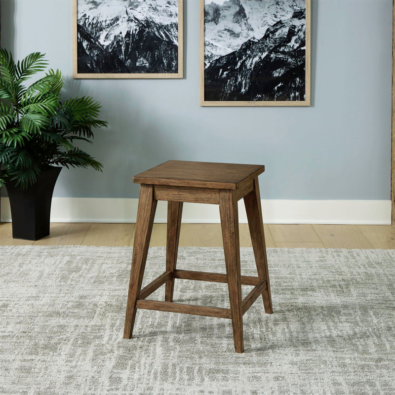 Pinebrook Ridge - Console Stool - Weathered Toffee