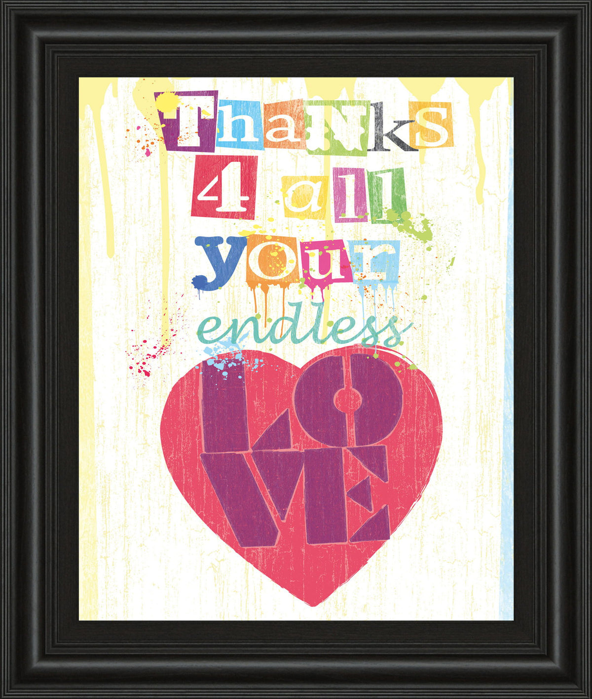 Must Be Love Il By Tom Frazier - Framed Print Wall Art - Purple