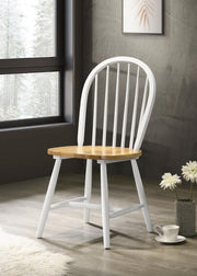 Cinder Wood Dining Side Chair White (Set of 4) Default Title