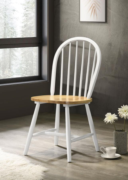 Cinder Wood Dining Side Chair White (Set of 4) Default Title
