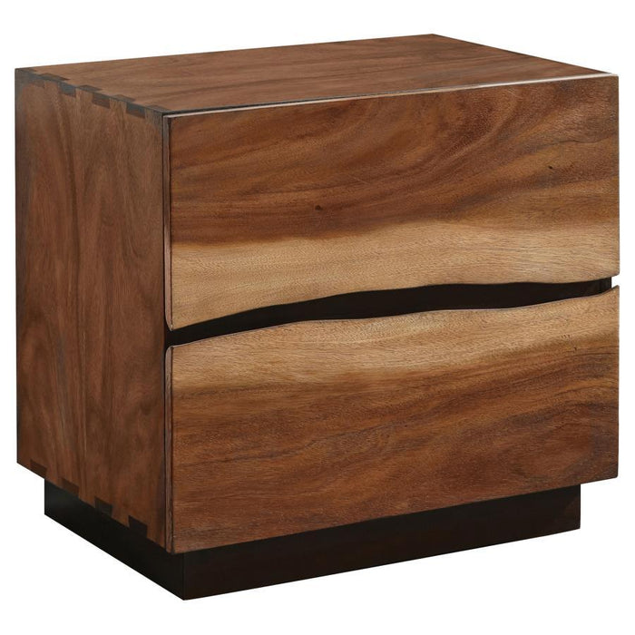 Winslow - 2-Drawer Nightstand - Smokey Walnut