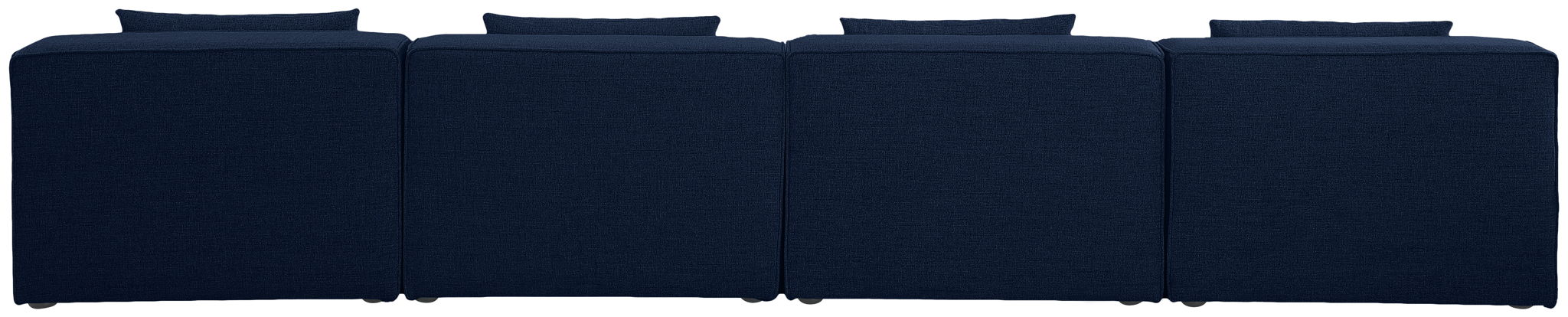 Cube - Linen Modular 4 Seat Armless Sofa