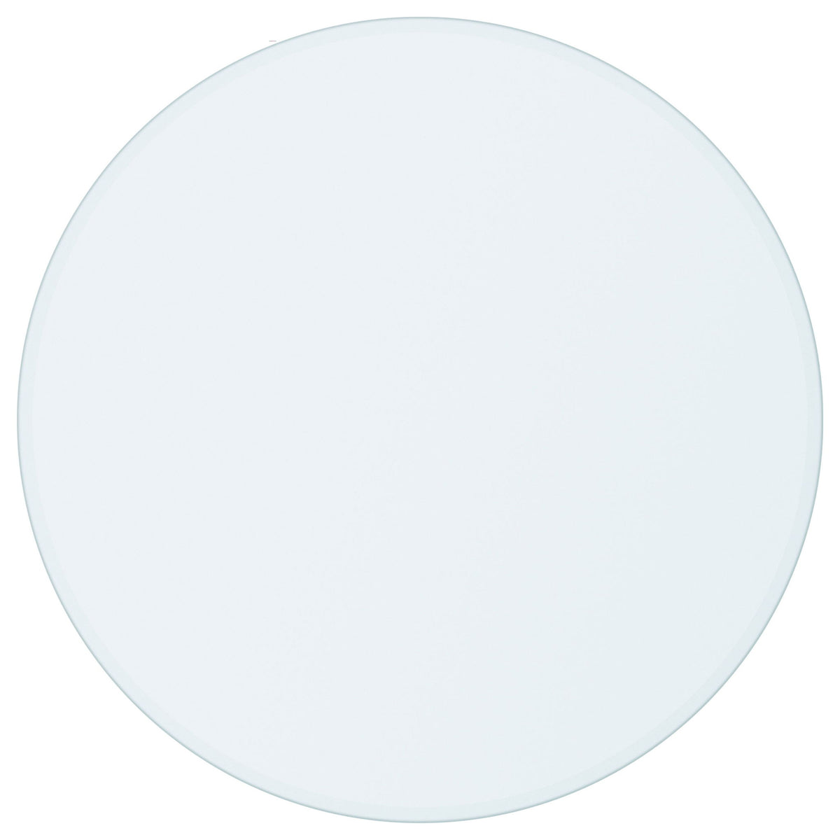 Glass Tops 48-inch 6mm Round Clear Tempered Glass Top
