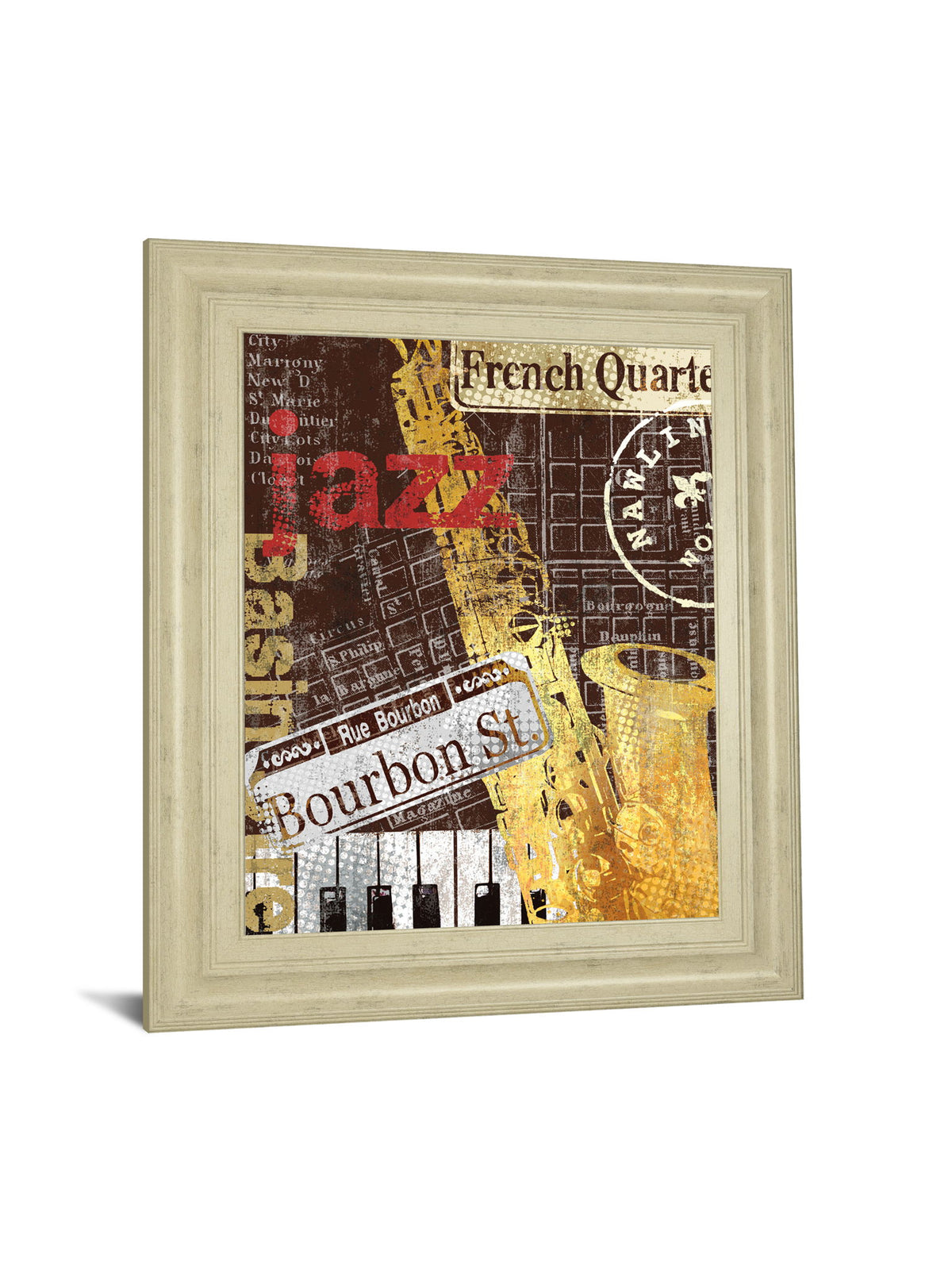 N'Awlins By Mallett, K - Framed Print Wall Art - Beige