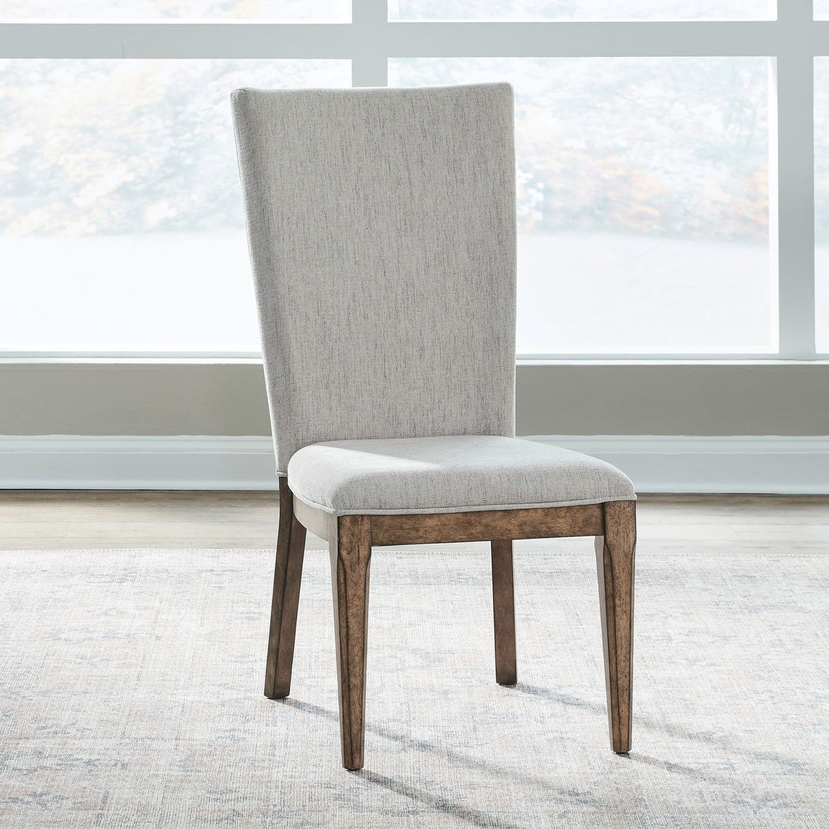 Carolina Park - Upholstered Side Chair - Amber Brown