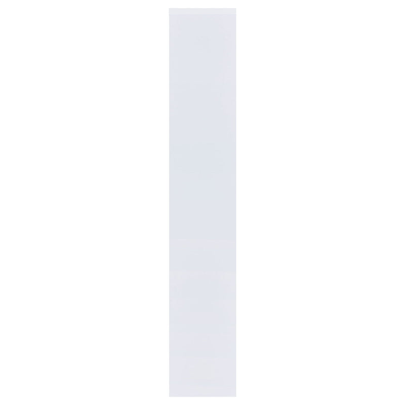 Theo 71-inch 6-shelf Bookshelf White