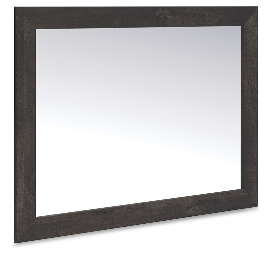 Hollivern - Bedroom Mirror - Dark Gray