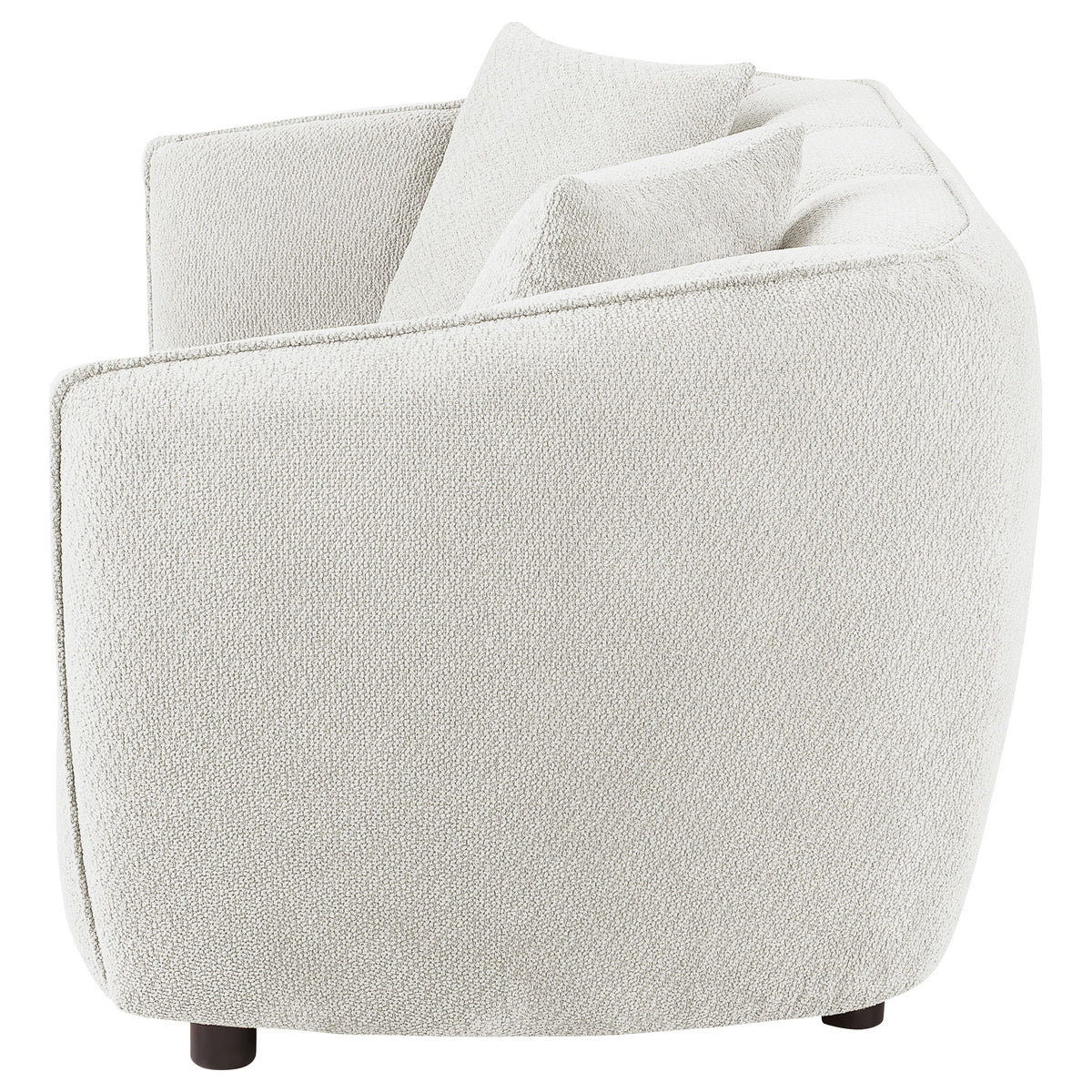 Aleisha Chenille Upholstered Loveseat Ivory