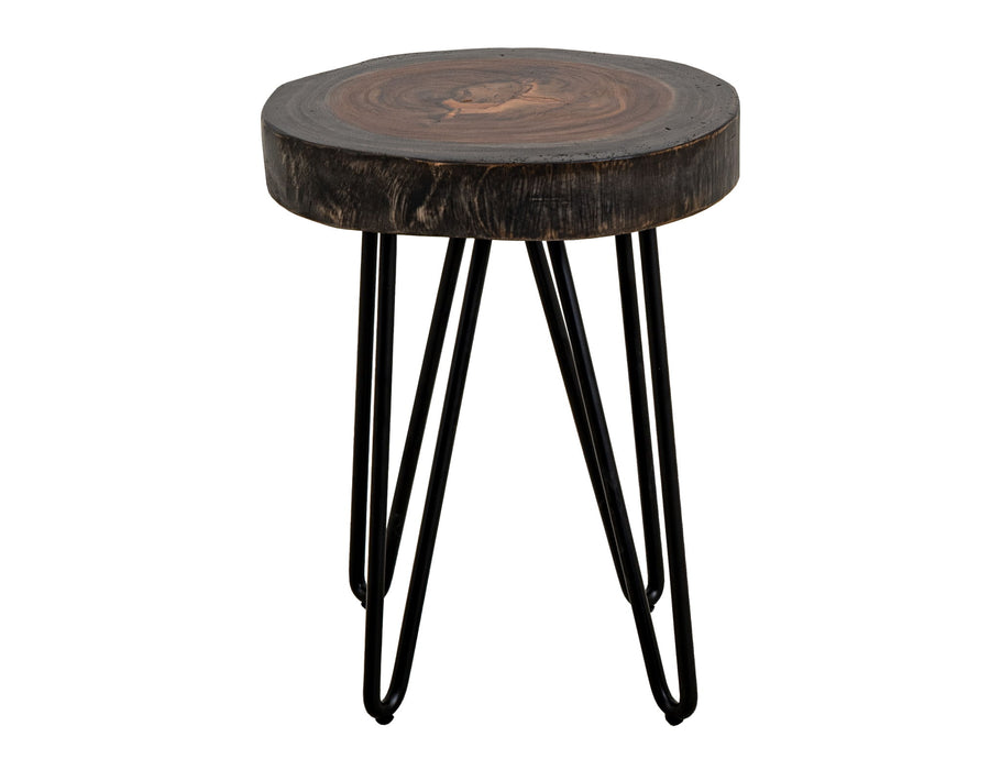 Parota - Chairside Table - Dark Brown