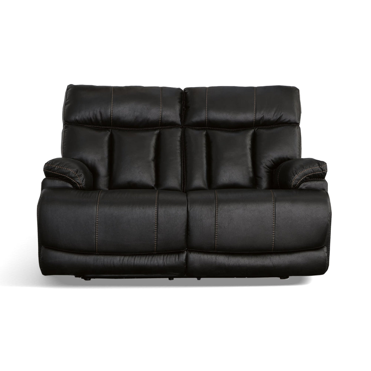Flexsteel Clive Power Reclining Loveseat with Power Headrests & Lumbar